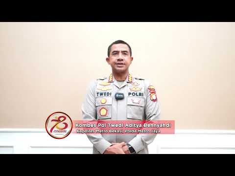 GREETING HUT BHAYANGKARA 78 - KAPOLRES METRO BEKASI, POLDA METRO JAYA