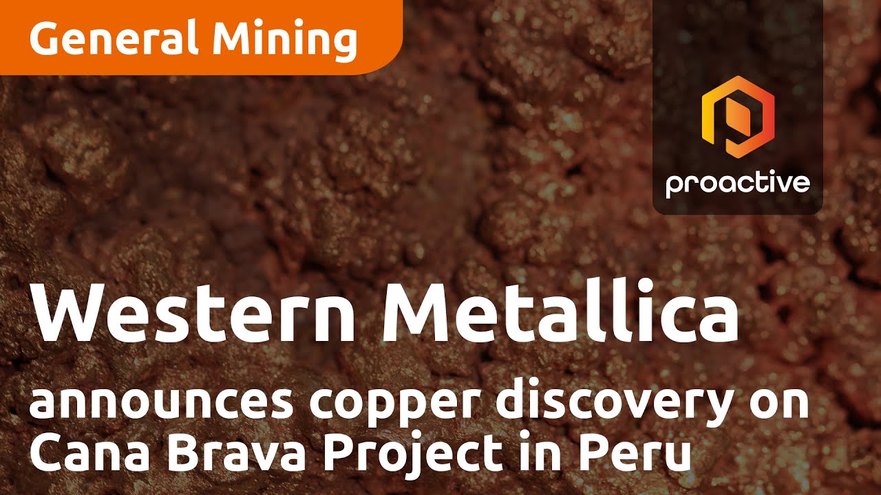 Western Metallica announces copper discovery on Cana Brava Project in Peru