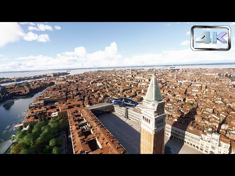 4K FSX 2024 Aerial Tour - Flying Over Venice