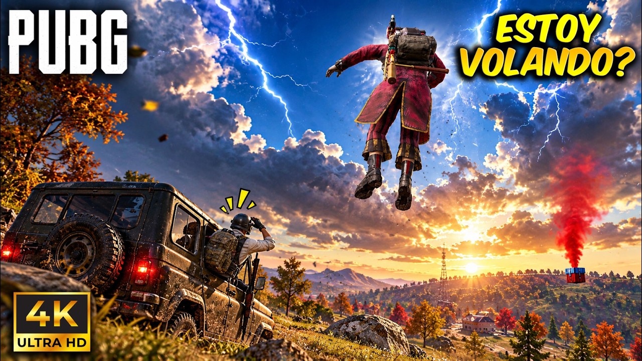 PUBG PC: ESTE BUG DE VOLAR casi ME ARRUINA LA PARTIDA 😎 GRAFICOS al MÁXIMO se ven INCREIBLES