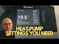 Vaillant Arotherm Plus Wärmepumpe VRC720 SensoCOMFORT Einstellungen