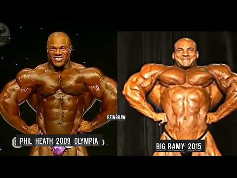 Phil heath 2009 VS Big Ramy 2015 Physique Comparison #philheath #bigramy