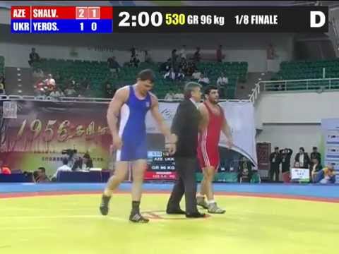 ОТ-Китай: 96 кг: Ерошкин (UKR) - Shalva (AZE) (1/8 финала)