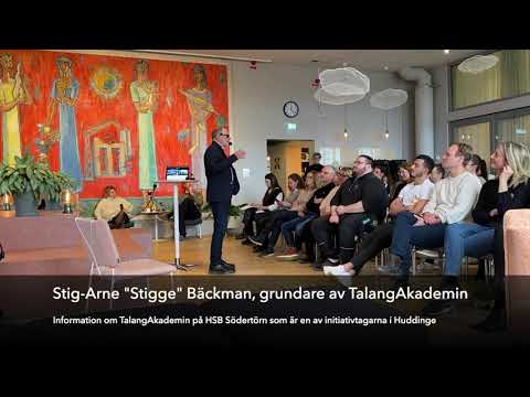 Talangakademins besök på HSB Södertörn 18 mars 2022