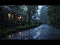 Rain Sounds for Sleep - 24 Hours of Relaxation with Rooftop Thunder and Rain Sounds at Night