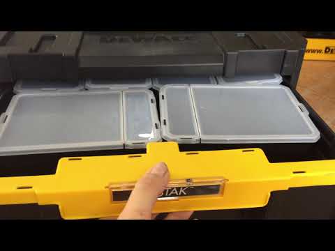 Įrankių dėžė DeWalt TSTAK III video