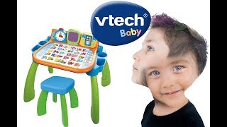 spielen mit dem VTECH Spieltisch - Touch & Learn Activity Desk