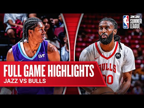 JAZZ vs BULLS | NBA SUMMER LEAGUE | FULL GAME HIGHLIGHTS | July 18, 2025