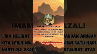 Download lagu IMAM AL-GHAZALI |Jika Melihat Orang Jahat⁉️Jangan Anggap Kita Lebih Mulia Bisa Jadi⁉️#shorts#short mp3
