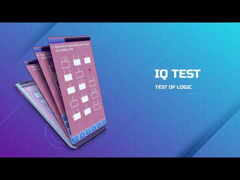 IQ test. Test of logic. Video