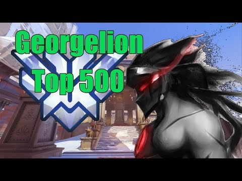 Top 500 Genji Gameplay - POTG Georgelion 66 Genji - Overwatch Season 14