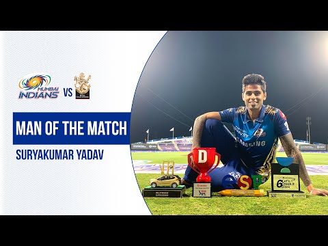 MI vs RCB Man of the Match - Suryakumar Yadav | मैन ऑफ द मैच | Dream11 IPL 2020