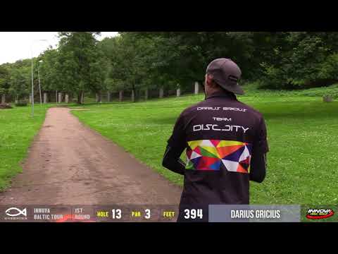 Innova Baltic Tour Championship 2017, 1st Round, Back 9 - Männiste, Gricius, Riekstina, Lätt