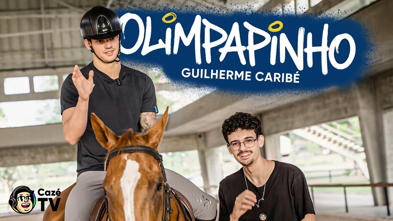 DA PISCINA PARA O HIPISMO? GUILHERME CARIBÉ ENCARA O DESAFIO NO OLIMPAPINHO!
