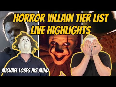 Movie Serial Killer Tier List With Michael Myers! Live Highlights.