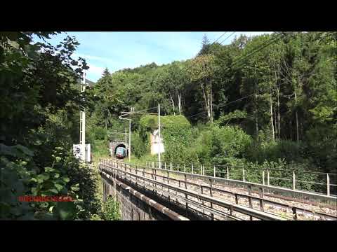 PILOTA MAZINGA IN USCITA DALLA GALLERIA MEZZAVIA SULLA LINEA CUNEO LIMONE Pte. - MAR. 11 - 8 - 2020.