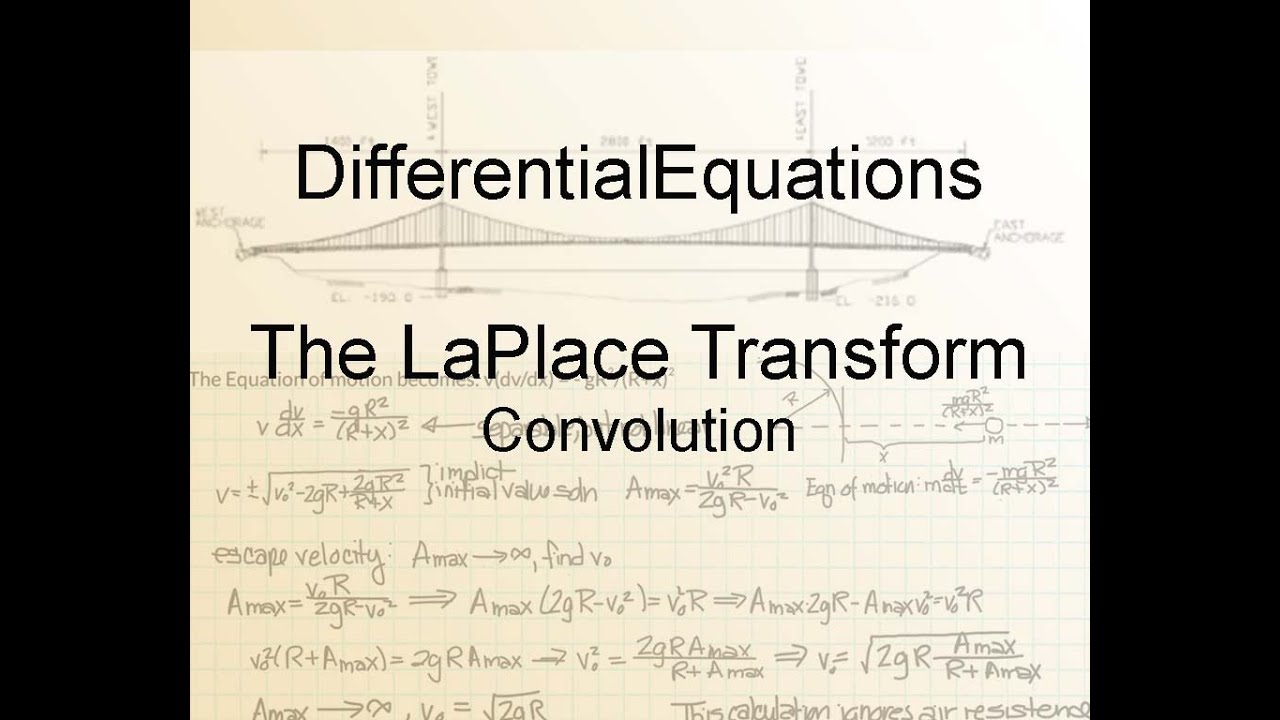 Differential Equations Chapter6.6: Convolution