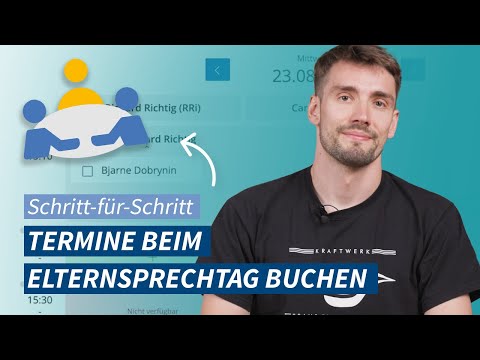 IServ module »Parent-teacher consultation days«: Book consultation times as a parent