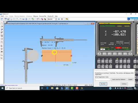 Part 2 - Introduction to Swansoft CNC simulator FANUC 0iT