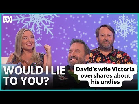 Comedian's wife overshares about his undies on TV | Would I Lie To You | ABC TV + iview