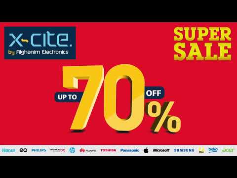 X-cite SUPER SALE with discounts up to 70% off!