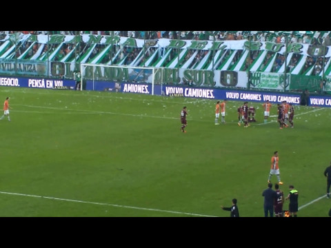 Expulsión de Carlos Matheu / Banfield 1 - Lanús 0 (Fecha 24)