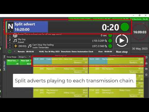 Myriad 6 Split Playout - Overview