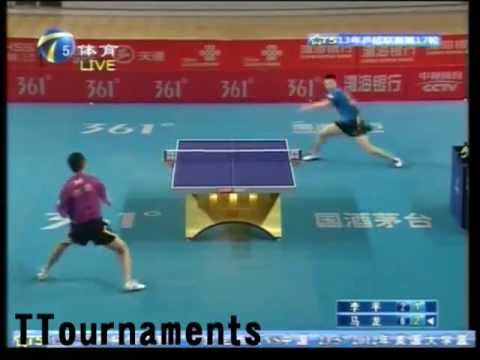 Li Ping Vs.  Ma Long: Chinese Superleague 2013