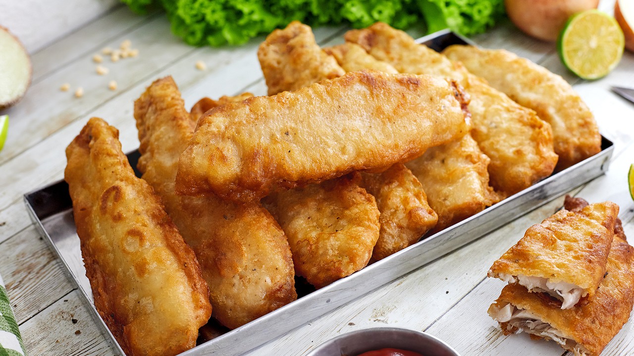 VOCÊ NUNCA COMEU PEIXE EMPANADO ASSIM,  CROCANTE POR FORA E SUPER SUCULENTA POR DENTRO