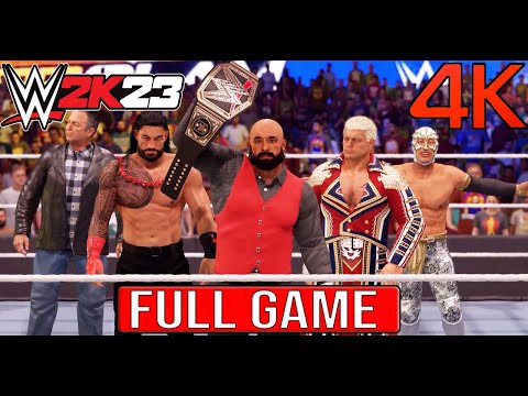 WWE 2K23 MYRISE THE LEGACY Full Gameplay Walkthrough - No Commentary (#WWE2K23 The LockFull Game)