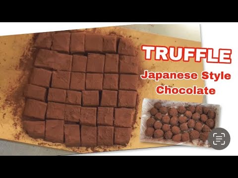 3 INGREDIENTS  VALENTINES  NAMA TRUFFLES CHOCOLATE JAPANESE STYLE