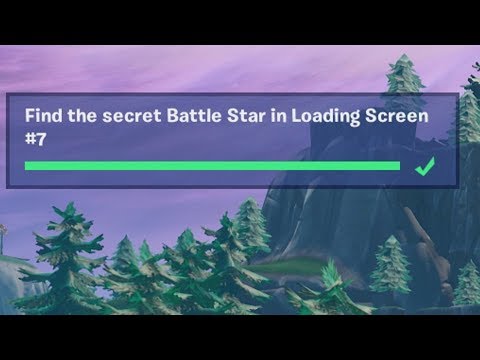 ✅ Find the secret Battle Star in Loading Screen 7 - Week 7 Season 8