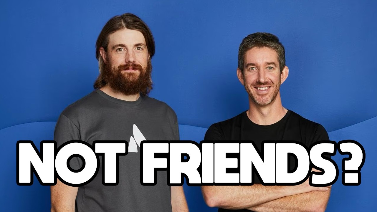 The Truth About Scott Farquhar and Mike Cannon-Brookes' Friendship - YouTube video featuring the word whilst