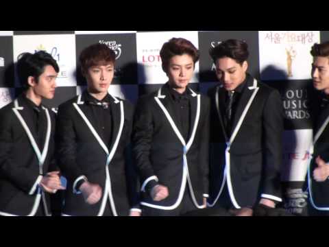 140123 Seoul Music Award EXO Red Carpet