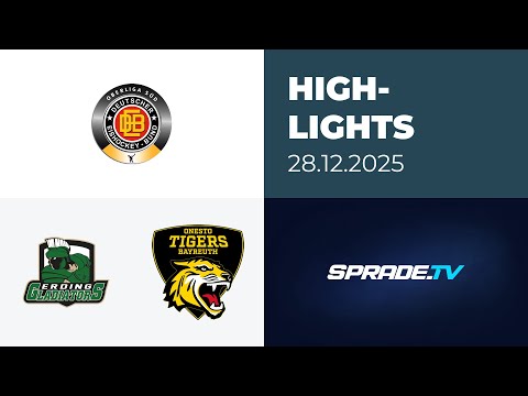 28.12.2025 - Highlights - Erding Gladiators vs. onesto Tigers Bayreuth