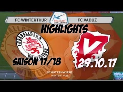 Fc Winterthur vs Fc Vaduz (29.10.17)