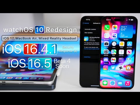 watchOS 10, iOS 17, iOS 16.4.1 Security Response, iPhone 15 and more