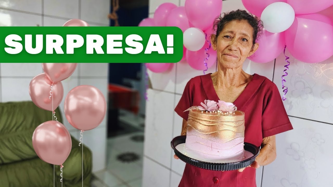 SURPRESA DE ANIVERSÁRIO PARA DONA FRANCISCA!