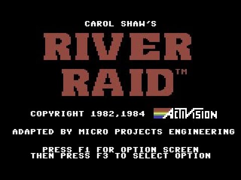 River Raid Review for the Commodore 64 by John Gage