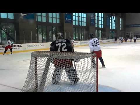 Columbus Blue Jackets Sergei Bobrovsky 2013-14 Training Camp 1st Drill