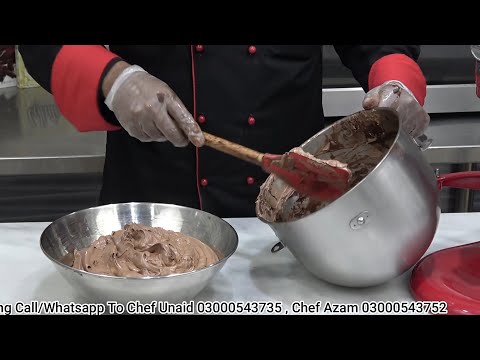 How To Make Butter Cream With Pure Chocolate By | MilkyzFood Chef Rasheed