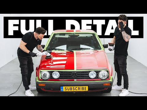 37 Year Old VW Golf Transformation - Wash, Polish & Coating