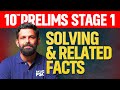 10TH PRELIMS STAGE 1 SOLVING RELATED FACTS Xylem PSC