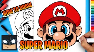 How to Draw Super Mario (Step by Step)