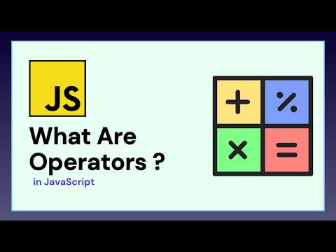 Javascript Operators Explained L 6 Sr Programist