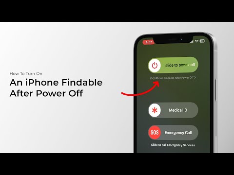 How To Turn On An iPhone Findable After Power Off?