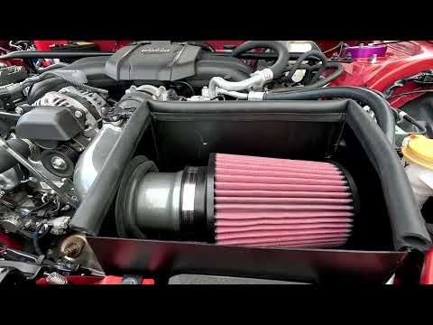 K&N intake on Toyota GR86. 🔥