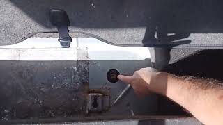 Cadillac SRX solution water in the trunk. Easy but not perfect fix.
