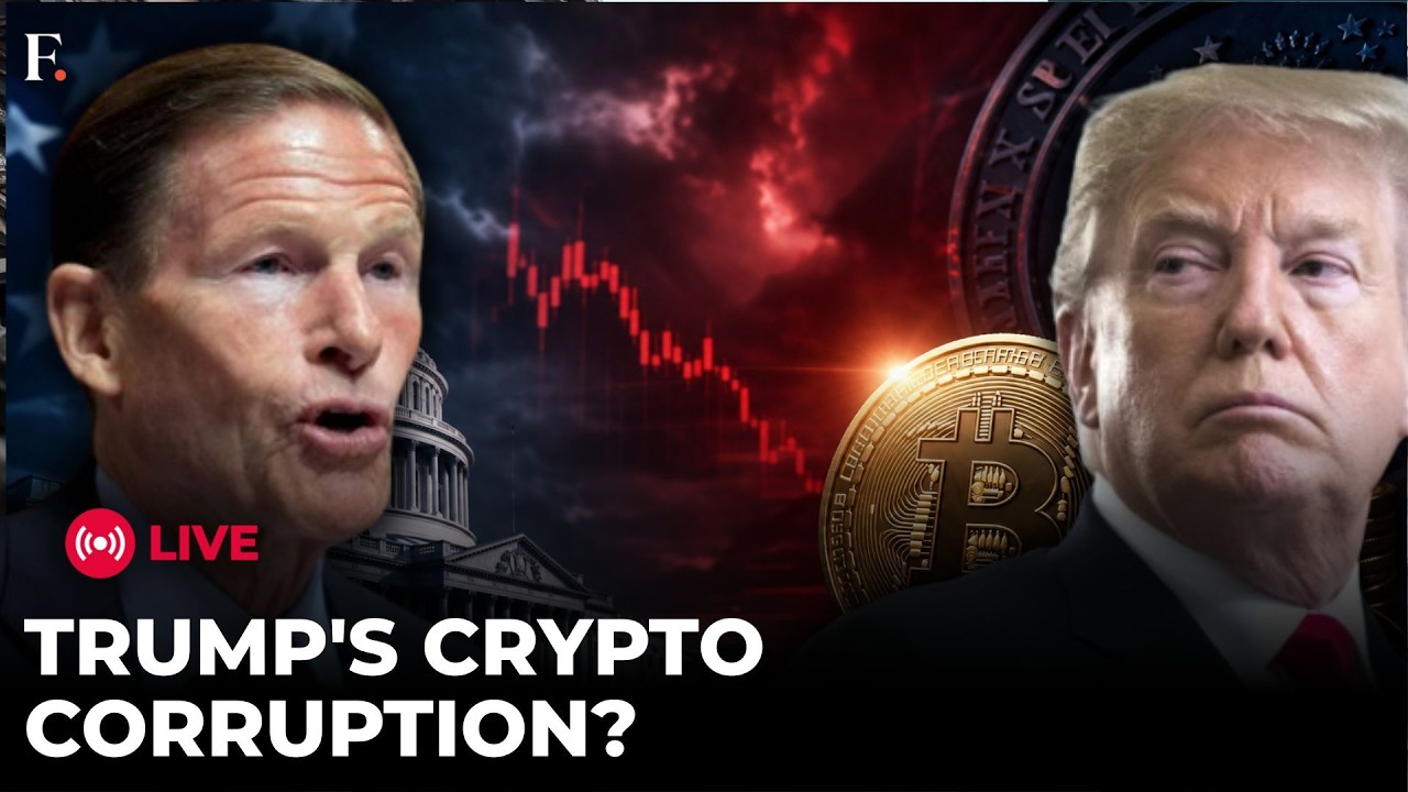 LIVE: Democrats Blumenthal & Van Hollen Probe Trump's Alleged Crypto Corruption