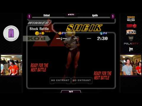 Come To Papa 2 Melee - Sinbad (Sheik) vs Apollo (Peach) - Top 32